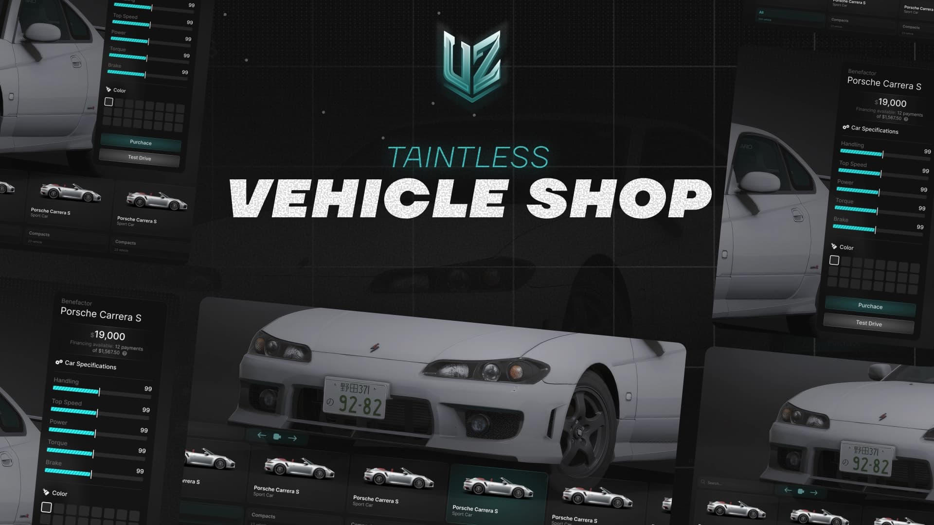 Vehicle Shop - FiveM Script by UZ Scripts